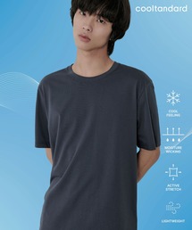 [クールタンダード] ベーシッククルーネックTシャツ [アイアングレー]