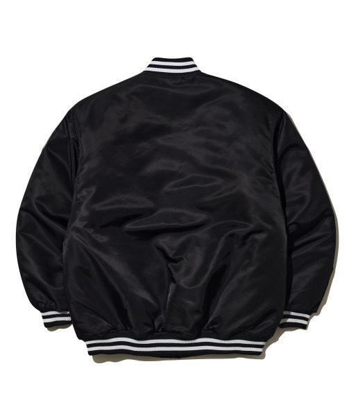 TAKEASY（テイクイージー）の「ラクベースボールオーバージャケット（ブラック）（スタジャン・メンズ・その他・SMALL/MEDIUM/LARGE）」の8枚目の写真