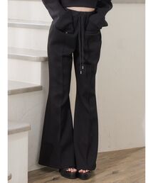 EATME | 【SETUP】ダンボールセンターピンタックフレアパンツ(その他パンツ)