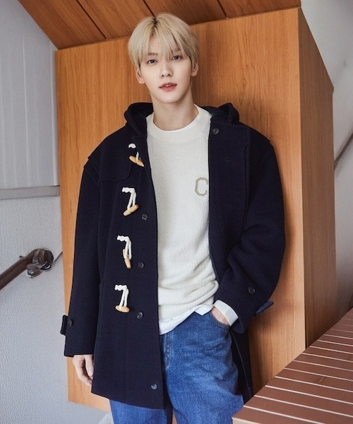 [SOOBIN着用] MIDDLE C LOGO KNIT PULLOVER