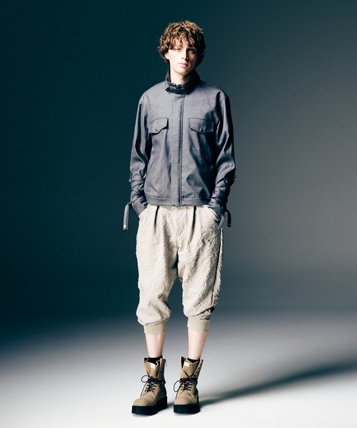 glamb(グラム)の「Crinkle Sarrouel Pants / クリンクルサルエルパンツ(その他パンツ・メンズ・ホワイト/ブラック・S/M/L)」の11枚目の写真