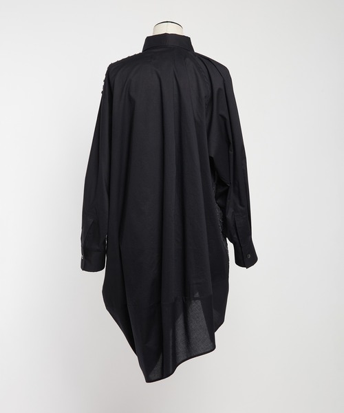 gomme(ゴム)の「フラワービッグブラウス(シャツ/ブラウス・レディース・ブラック/アイボリー・MEDIUM)」の15枚目の写真