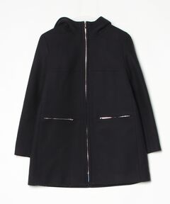 セール】ニットコンビダブルクロス クルーネックジャケット（ノー