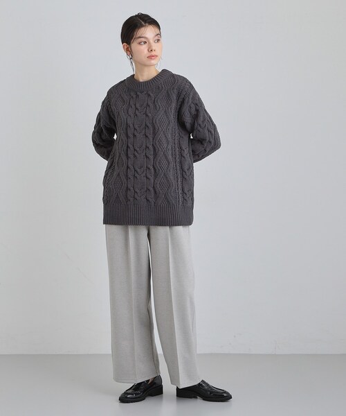 THE SHOP TK （ザ ショップ ティーケー ）の「ピンタックワイドパンツ（その他パンツ・レディース・ナチュラル/スミクロ・12/13）」の10枚目の写真