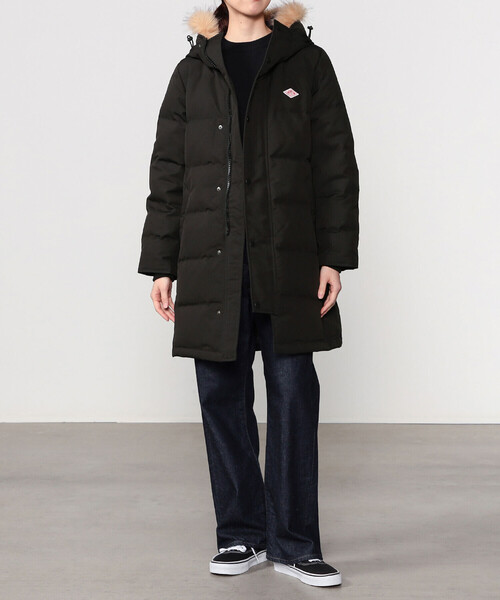 DANTON | ファー付キルトダウンコート WOMEN（ダウンジャケット/コート