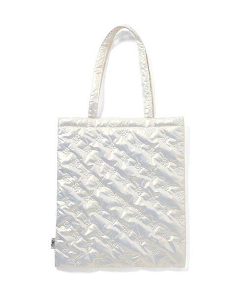 algy(アルジー)の「りぼんキルトトート(トートバッグ・キッズ・オフホワイト/ブラック・FREE)」の5枚目の写真