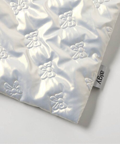 algy(アルジー)の「りぼんキルトトート(トートバッグ・キッズ・オフホワイト/ブラック・FREE)」の11枚目の写真