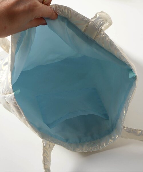 algy(アルジー)の「りぼんキルトトート(トートバッグ・キッズ・オフホワイト/ブラック・FREE)」の13枚目の写真