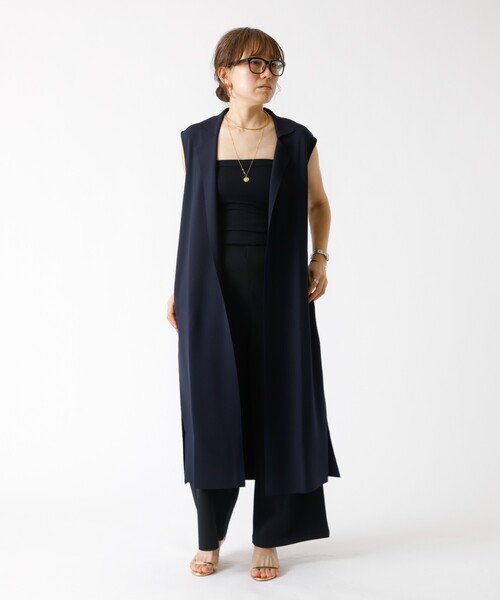 DESIGNWORKS（デザインワークス）の「ロングジレベスト（ベスト・レディース・ネイビー・フリー）」の11枚目の写真