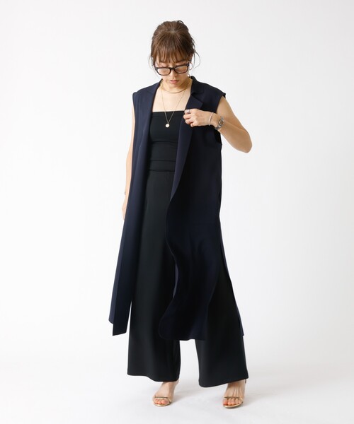 DESIGNWORKS（デザインワークス）の「ロングジレベスト（ベスト・レディース・ネイビー・フリー）」の12枚目の写真