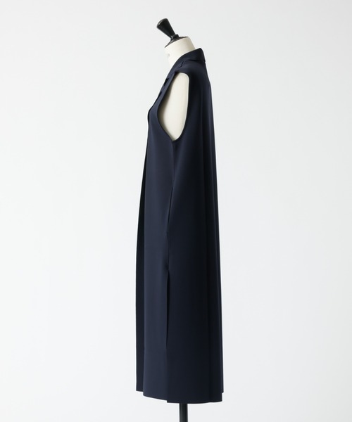 DESIGNWORKS（デザインワークス）の「ロングジレベスト（ベスト・レディース・ネイビー・フリー）」の3枚目の写真