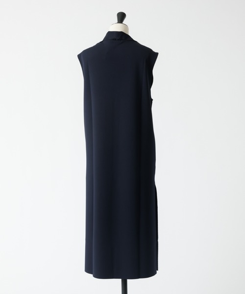 DESIGNWORKS（デザインワークス）の「ロングジレベスト（ベスト・レディース・ネイビー・フリー）」の4枚目の写真