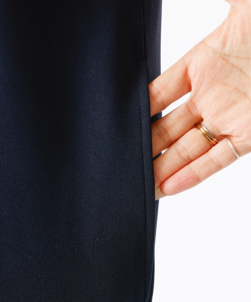 DESIGNWORKS（デザインワークス）の「ロングジレベスト（ベスト・レディース・ネイビー・フリー）」の7枚目の写真