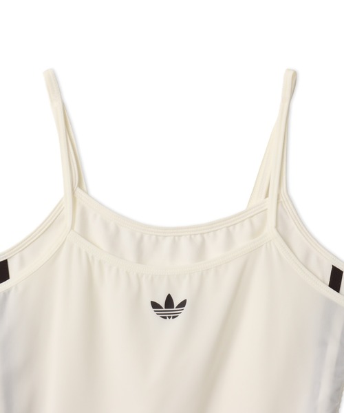 adidas（アディダス）の「adidas DOUBLE LAYERED TANK TOP / アディダス ダブル レイヤード タンクトップ（タンクトップ・レディース・ホワイト・L/M/S）」の4枚目の写真