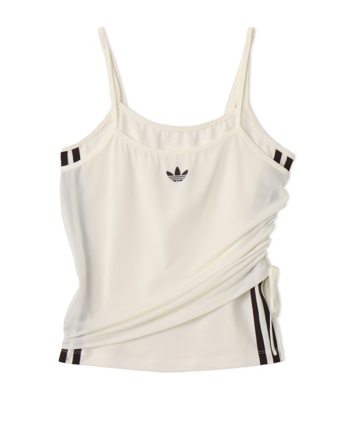 adidas（アディダス）の「adidas DOUBLE LAYERED TANK TOP / アディダス ダブル レイヤード タンクトップ（タンクトップ・レディース・ホワイト・L/M/S）」の6枚目の写真