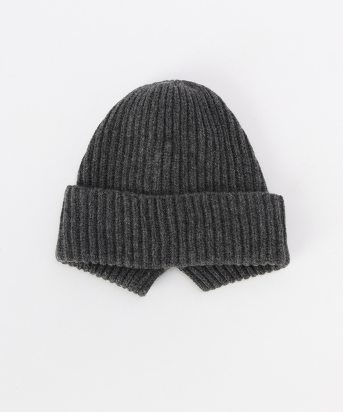 K様　ご依頼分 ビーニー(グレー&黒) セール】PCNQ/ パークニック araia 2way knit（ニットキャップ