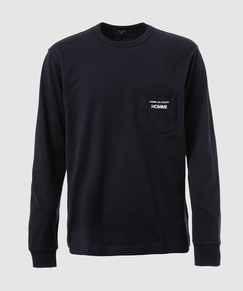 COMME des GARCONS HOMME（コム デ ギャルソン・オム）の「COTTON PLAIN LOGO LONG-SLEEVE SHIRTS（Tシャツ/カットソー・メンズ・グレー/ブラック/ホワイト/ネイビー・XL/L/M/S）」の4枚目の写真