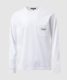 COMME des GARCONS HOMME | COTTON PLAIN LOGO LONG-SLEEVE SHIRTS(Tシャツ/カットソー)