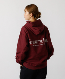 【FRUIT OF THE LOOM/フルーツ・オブ・ザ・ルーム】PRINT HOODIE4/ロゴプリント/フーディー/ユニセックス【WEB限定】