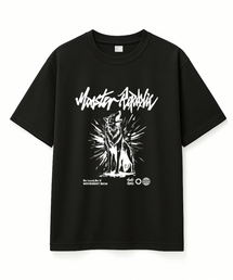 ハウリングホワイトTシャツブラック_B8138