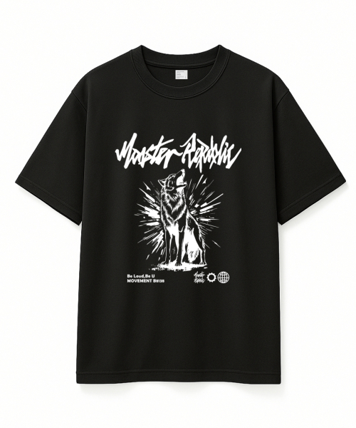 MONSTER REPUBLIC(モンスターリパブリック)の「ハウリングホワイトTシャツブラック_B8138(Tシャツ/カットソー・レディース・その他・SMALL/MEDIUM/LARGE/X-LARGE)」の6枚目の写真