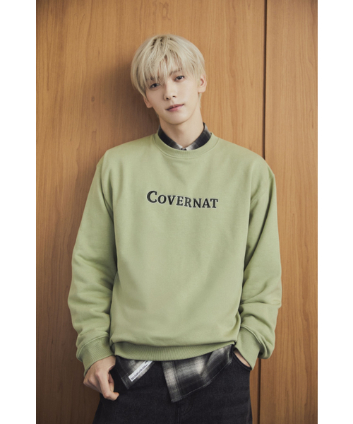 COVERNAT(カバーナット)の「センターロゴ スウェット Sage Green(スウェット・メンズ・その他・MEDIUM/SMALL/LARGE/X-LARGE)」の1枚目の写真