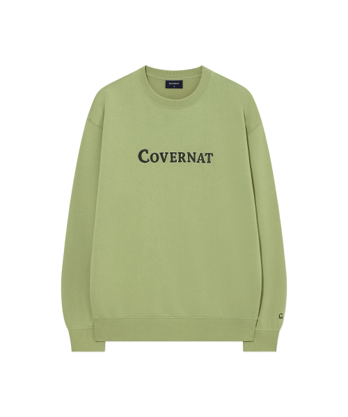 COVERNAT(カバーナット)の「センターロゴ スウェット Sage Green(スウェット・メンズ・その他・MEDIUM/SMALL/LARGE/X-LARGE)」の2枚目の写真