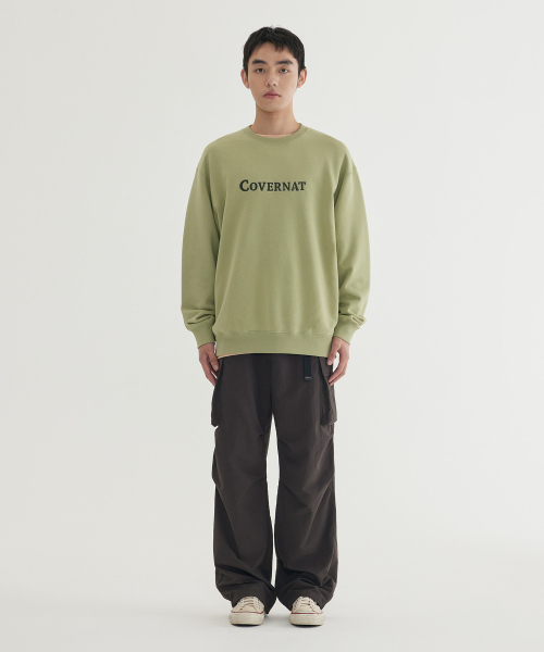 COVERNAT(カバーナット)の「センターロゴ スウェット Sage Green(スウェット・メンズ・その他・MEDIUM/SMALL/LARGE/X-LARGE)」の4枚目の写真