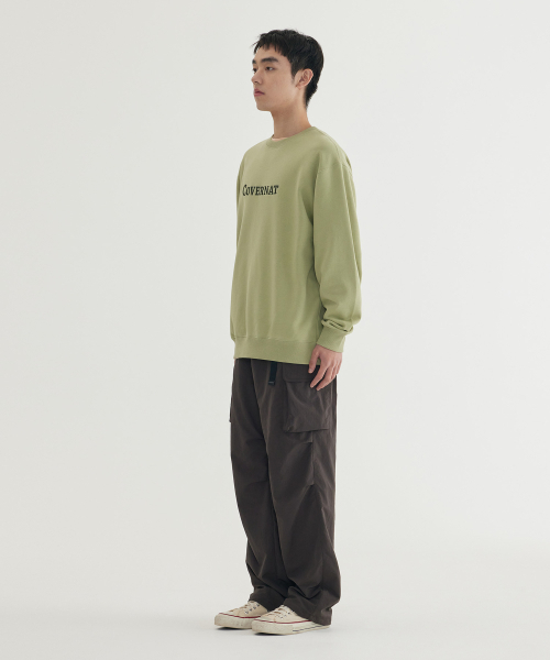 COVERNAT(カバーナット)の「センターロゴ スウェット Sage Green(スウェット・メンズ・その他・MEDIUM/SMALL/LARGE/X-LARGE)」の5枚目の写真