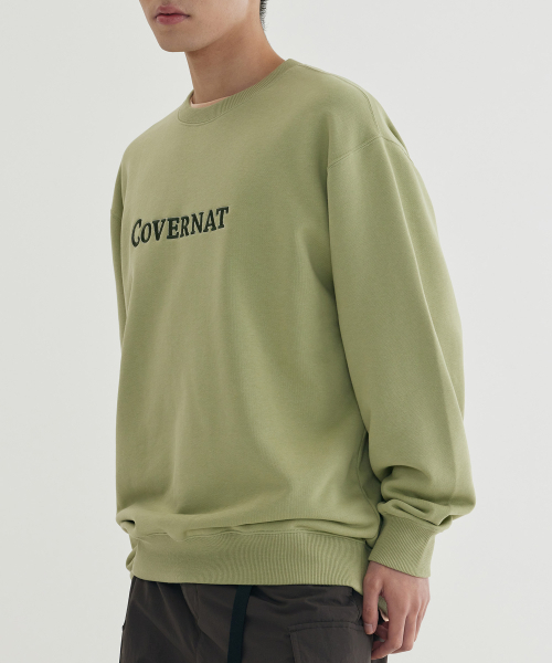 COVERNAT(カバーナット)の「センターロゴ スウェット Sage Green(スウェット・メンズ・その他・MEDIUM/SMALL/LARGE/X-LARGE)」の7枚目の写真