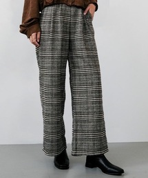 aquagarage（アクアガレージ）の「チェック柄ワイドパンツ（その他パンツ・レディース）」