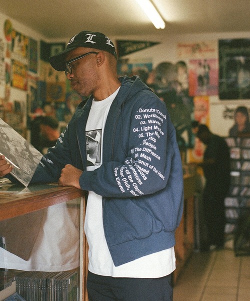 HUF X J DILLA TRACKLIST WORK JACKET（ブルゾン）｜HUF（ハフ）の