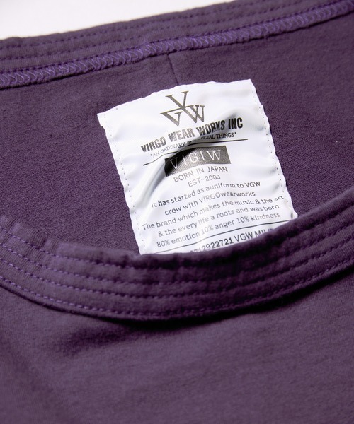VIRGOwearworks（ヴァルゴウェアワークス）の「ULTIMATE [D] RUGGED（Tシャツ/カットソー・メンズ・ホワイト/パープル/ブラック・2/3/4）」の16枚目の写真
