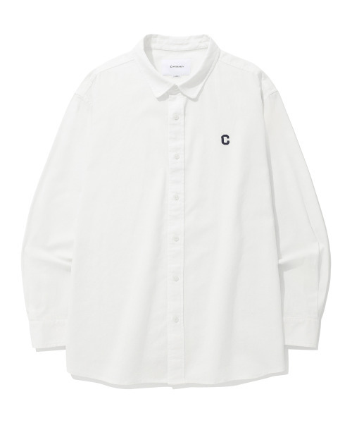 COVERNAT(カバーナット)の「リネンチェーンCロゴシャツホワイト(シャツ/ブラウス・レディース・その他・X-SMALL/LARGE/MEDIUM/SMALL/X-LARGE/XX-LARGE)」の1枚目の写真