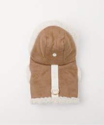 moncheri（モンシェリ）の「ムートンボアフードハーネス（リード/ハーネス/首輪）」