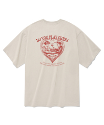 プレイチェス 半袖Tシャツ ベージュ