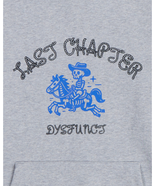DYSFUNCT(ディスファンクト)の「LAST CHAPTER HOODIE (GRAY)(パーカー・メンズ・その他・MEDIUM/LARGE)」の3枚目の写真