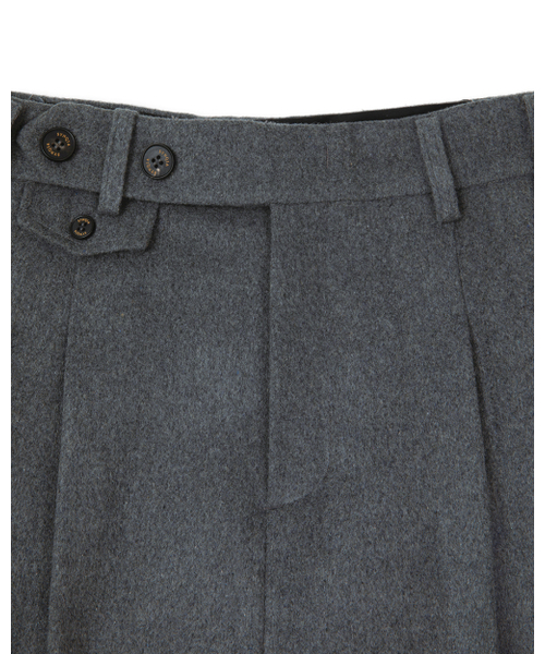 SYNQIA(シンキア)の「ボタンディテールグルカトラウザー チャコールグレー(スラックス・メンズ・その他・SMALL/MEDIUM/LARGE)」の8枚目の写真