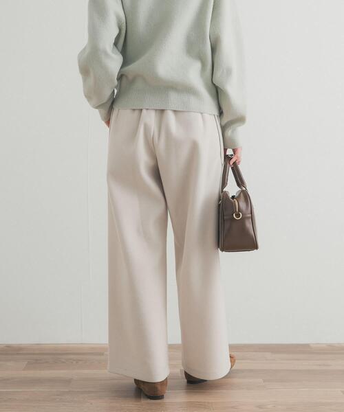 URBAN RESEARCH DOORS（アーバンリサーチドアーズ）の「カットメルトンワイドパンツ（その他パンツ・レディース・ホワイト系その他/チャコールグレー・MEDIUM）」の8枚目の写真