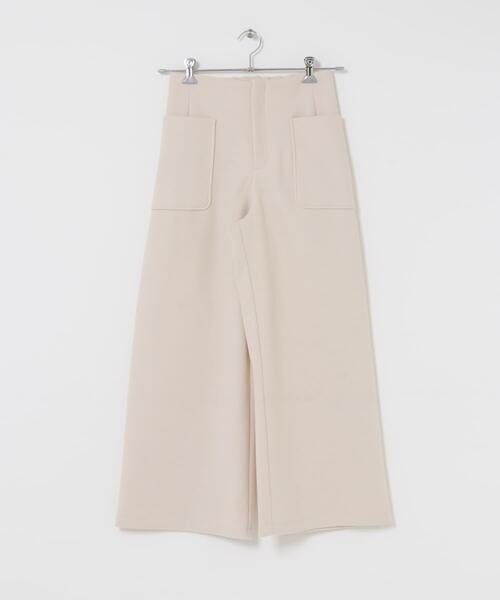 URBAN RESEARCH DOORS（アーバンリサーチドアーズ）の「カットメルトンワイドパンツ（その他パンツ・レディース・ホワイト系その他/チャコールグレー・MEDIUM）」の10枚目の写真