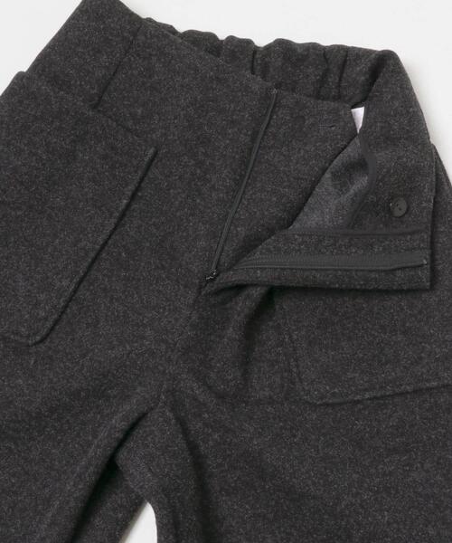 URBAN RESEARCH DOORS（アーバンリサーチドアーズ）の「カットメルトンワイドパンツ（その他パンツ・レディース・ホワイト系その他/チャコールグレー・MEDIUM）」の20枚目の写真