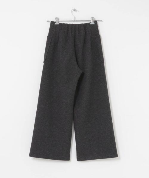 URBAN RESEARCH DOORS（アーバンリサーチドアーズ）の「カットメルトンワイドパンツ（その他パンツ・レディース・ホワイト系その他/チャコールグレー・MEDIUM）」の22枚目の写真