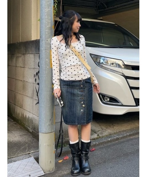 LAGUA GEM(ラグアジェム)の「SHORT ENGINEER ブーツ(ブーツ・レディース・ブラック・SMALL/MEDIUM/LARGE)」の16枚目の写真