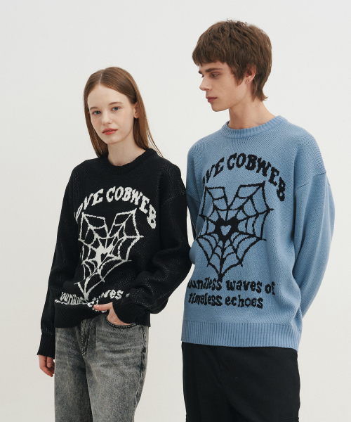BLOND9（ブロンドナイン）の「ラブラウンドネックプルオーバーニット_ブラック（ニット/セーター・レディース・その他・SMALL/MEDIUM/LARGE/X-LARGE/XX-LARGE/X-SMALL）」の6枚目の写真