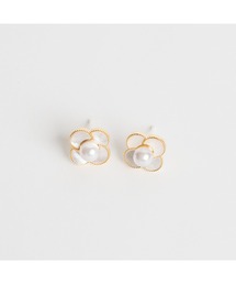 LOEM（ロエム）の「shell flower（ピアス（両耳用））」