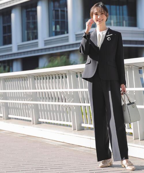 grove（グローブ）の「【マシンウォッシュ／防シワ/SS-3L】ストレッチワイドパンツ（その他パンツ・レディース・ネイビー/ブラック/ナチュラル・02/03/00/01/04/05）」の14枚目の写真