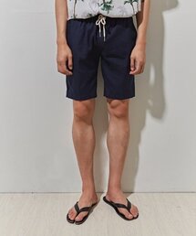 kiev linen half pants (navy)