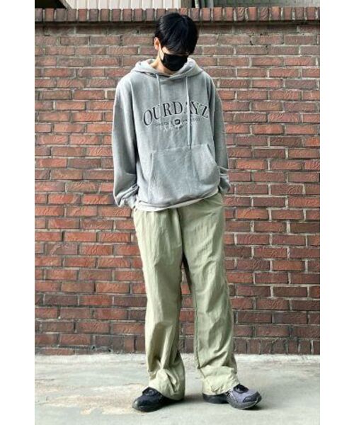 OURDAYZ（アワーデイズ）の「ODZ アーチロゴ フードパーカー [メランジェグレー]（パーカー・レディース・その他・X-LARGE/LARGE/MEDIUM）」の5枚目の写真