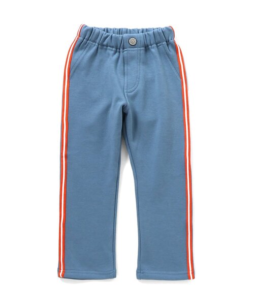F.O.KIDS（エフオーキッズ）の「【あったか】裏シャギーサイドラインパンツ（スウェットパンツ・キッズ・ブルー/カーキ/ブラック/ブラウン・140/130/120/110/100/90/80）」の4枚目の写真