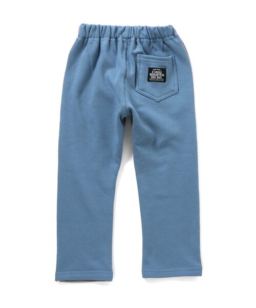 F.O.KIDS（エフオーキッズ）の「【あったか】裏シャギーサイドラインパンツ（スウェットパンツ・キッズ・ブルー/カーキ/ブラック/ブラウン・140/130/120/110/100/90/80）」の5枚目の写真